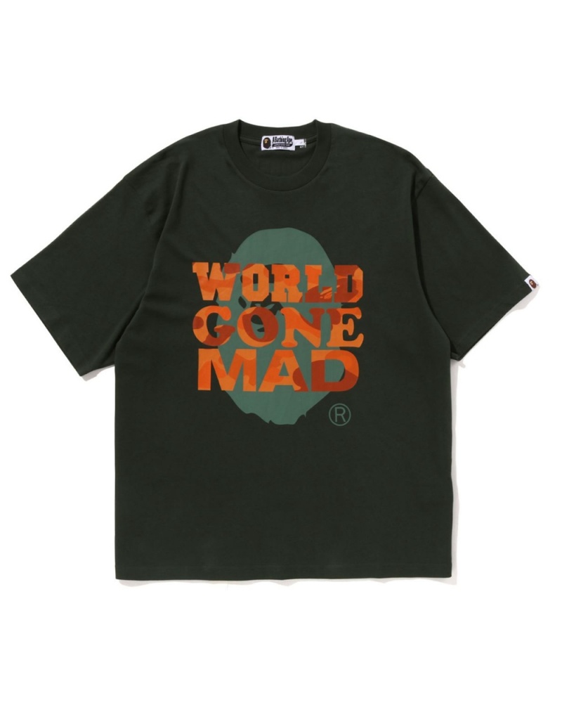 T Shirts Bape Wgm Vert Homme | WBQ-48972388